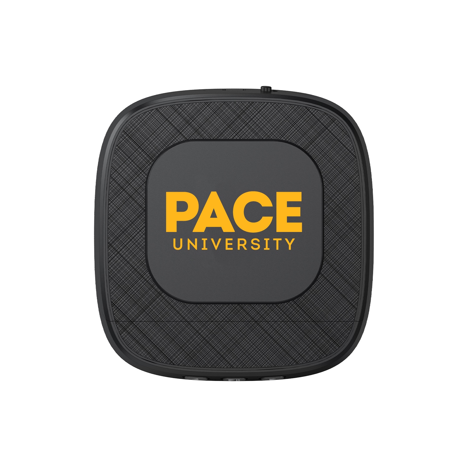 Pace University Portable Speaker with Phone Charger, Black, Classic