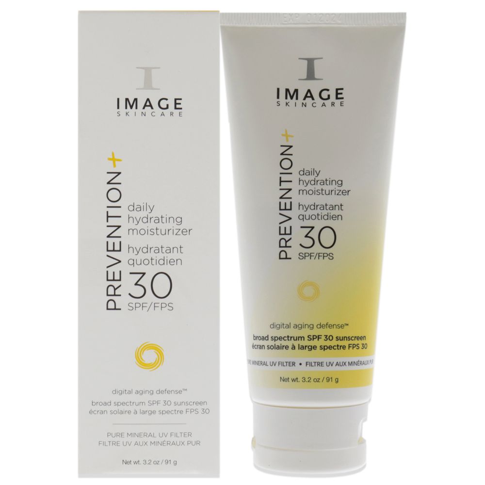 Prevention Plus Daily Hydrating Moisturizer SPF 30 by Image for Unisex - 3.2 oz Moisturizer