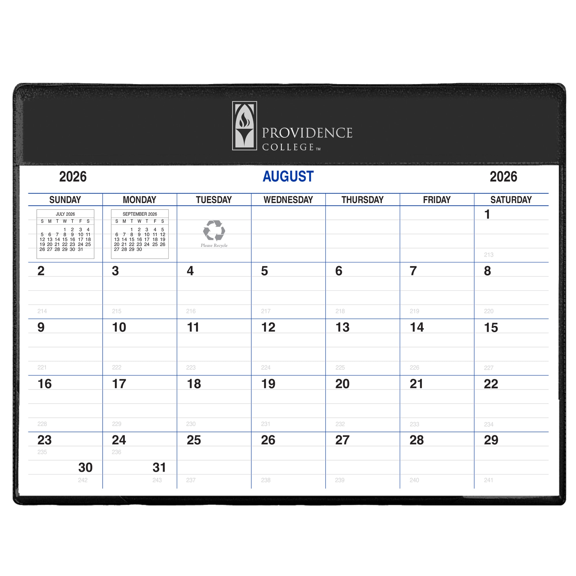 Payne '26-'27 Imprinted Academic Calendar Pad