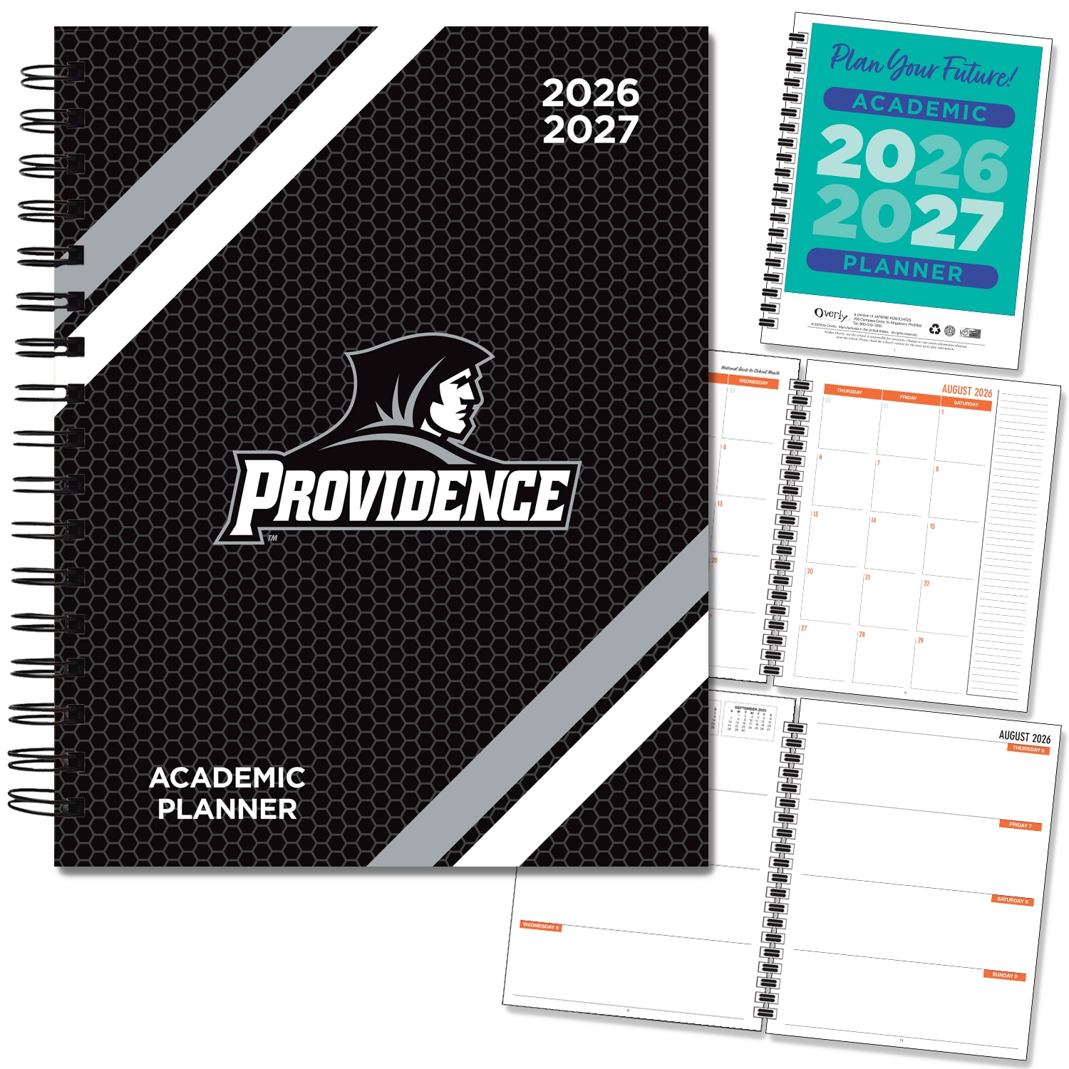Spirit Wordmark Hard Cover Imprinted Planner 26-27 AY 7x9