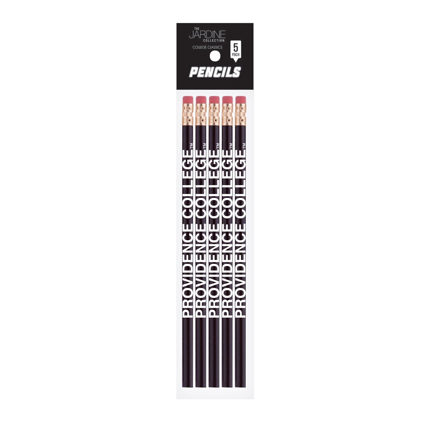 Emblematic Pencil 5pk School Name