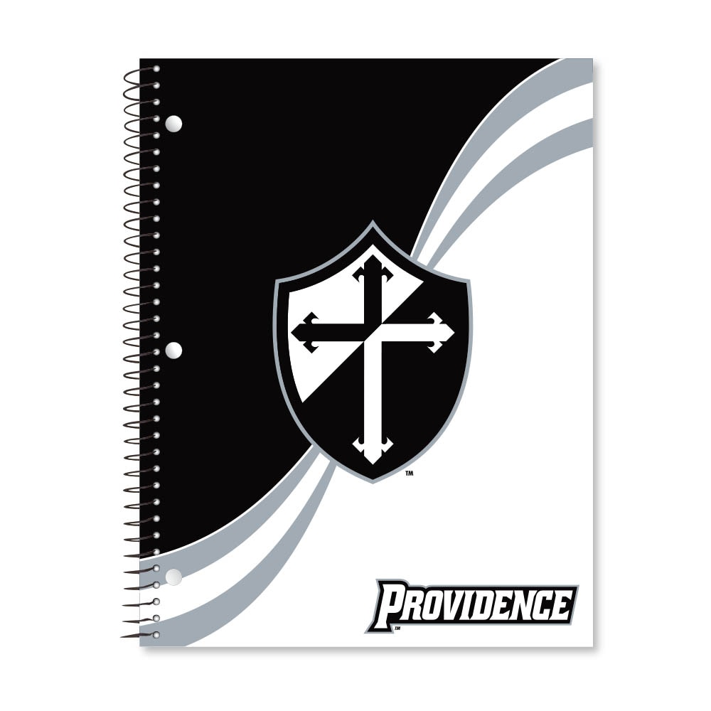 Digi Curve Divide 1 Subject 11"x8.5" 70 Count College Ruled Spiral Notebook