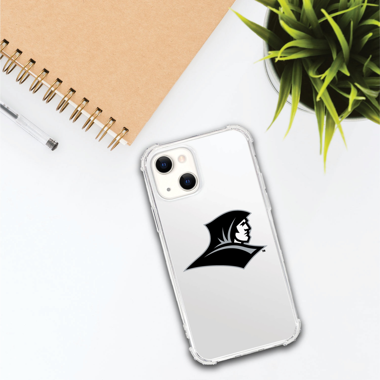 Providence College - Clear Tough Edge Phone Case, Classic V1 - iPhone 14 Plus