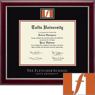 Church Hill Classics 8.5" x 11" Masterpiece Cherry The Fletcher School of Law and Diplomacy Diploma Frame
