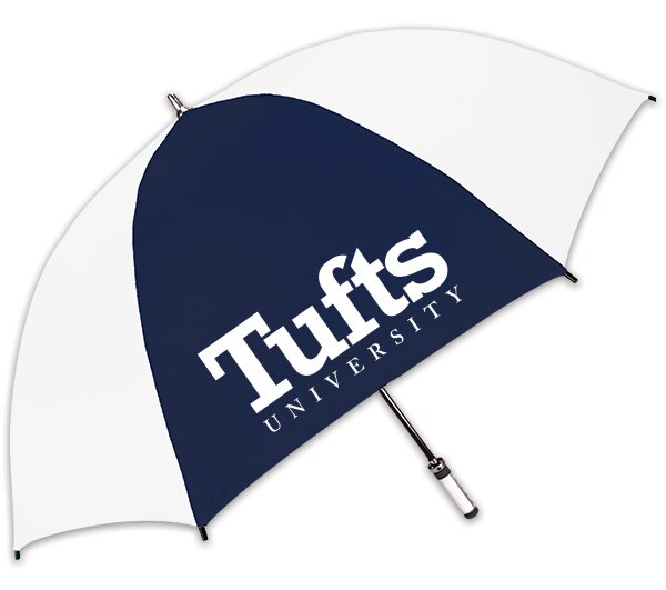 Tufts University "The Birdie" Sporty Fiberglass Shaft Golf Umbrella