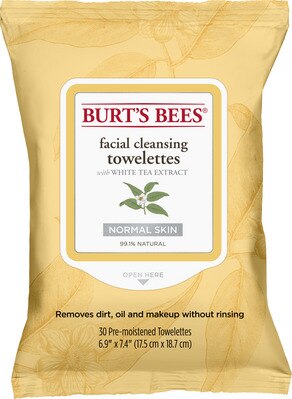 Facial Cleansing Towelettes  White Tea (30 count)