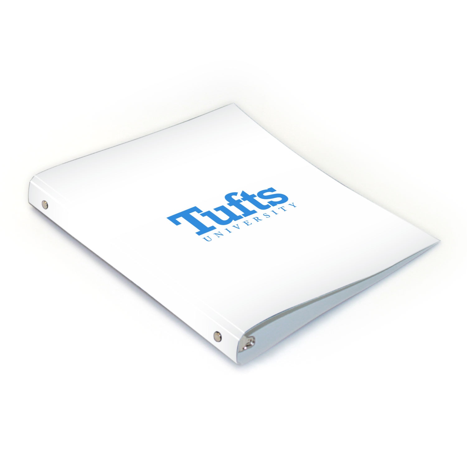 Tufts Full Color 2 sided Imprinted Flexible 1" Logo 2 Binder 10.5" x 11.5"