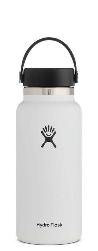 Tervis Glacier 32 oz. White Standard Wide Mouth Water Bottle Powder Coated  Standard Lid 1357435 - The Home Depot