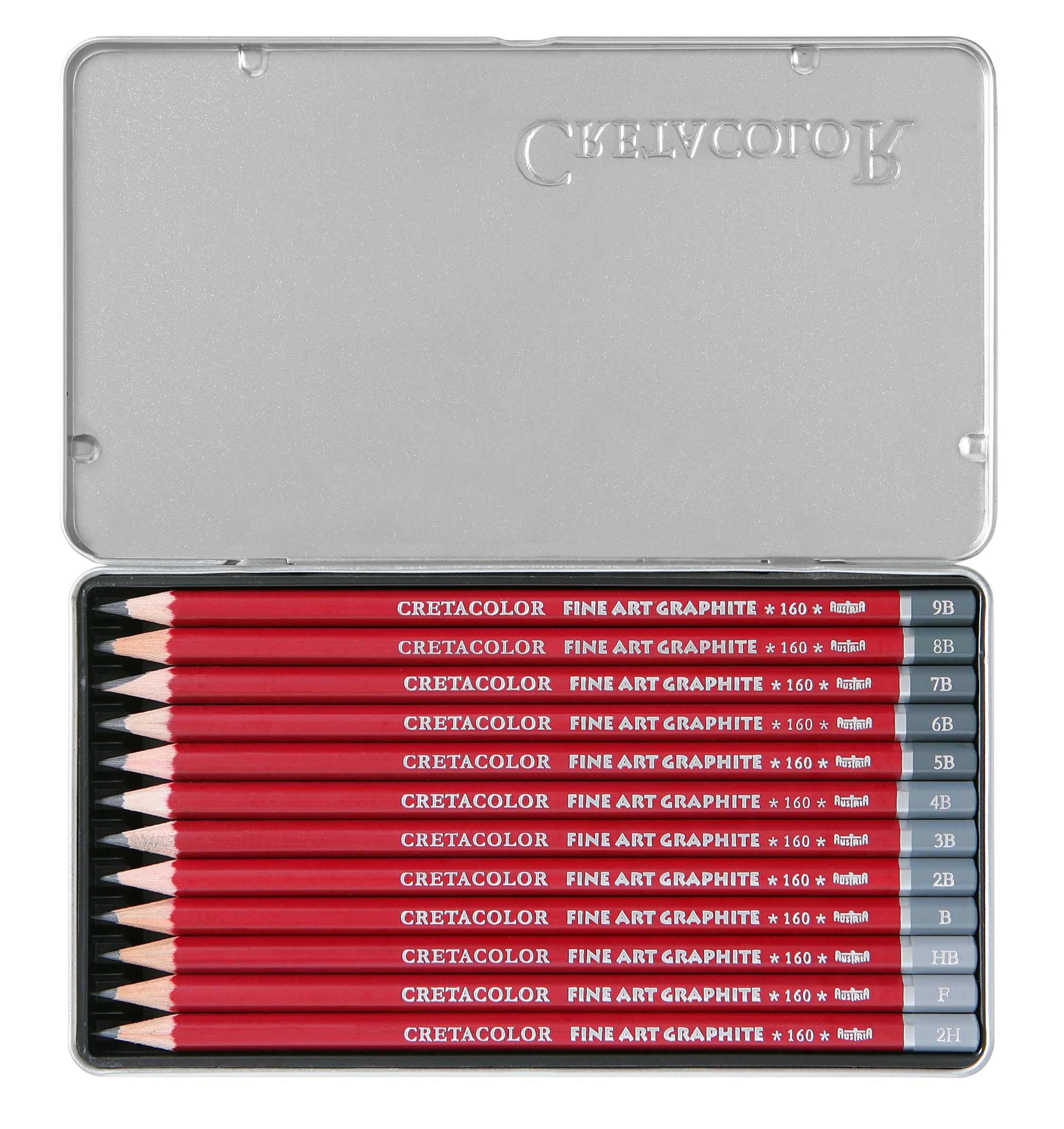 Graphite Pencil Tin Set of 12