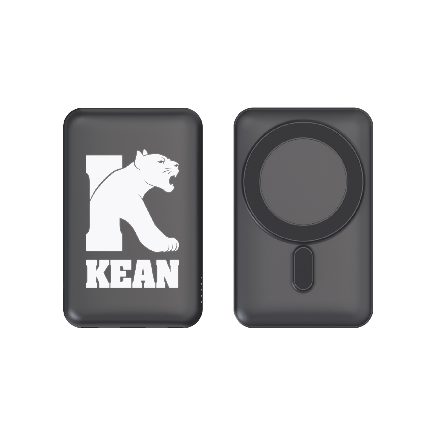 Kean University Mag Safe Compatible Power Bank, Black, Alumni