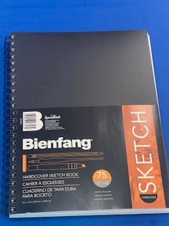 Bienfang Hard-Cover Sketch Book Hard Bound 9" x 12"