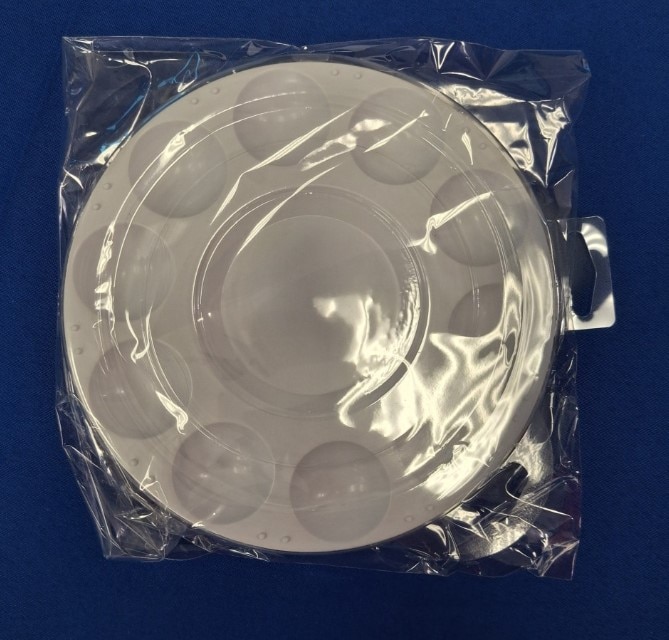 Plastic Palette Tray 10 Well Round 7- 1/2 INCH