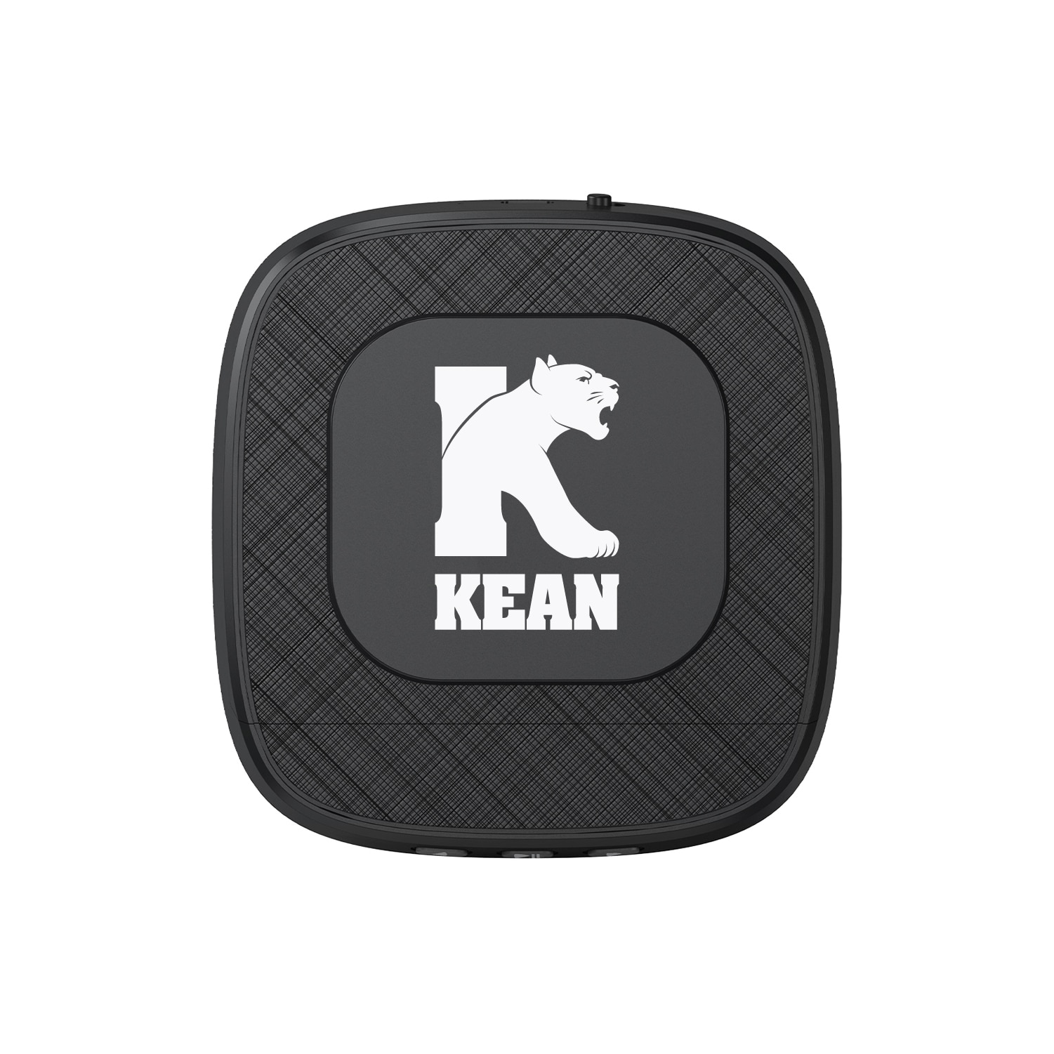 Kean University Portable Speaker with Phone Charger, Black, Classic