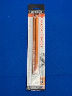 General Pencil Charcoal Pencil 2-Pack, 2B