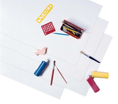 Pacon Bulk Poster Board, 22" x 28", White