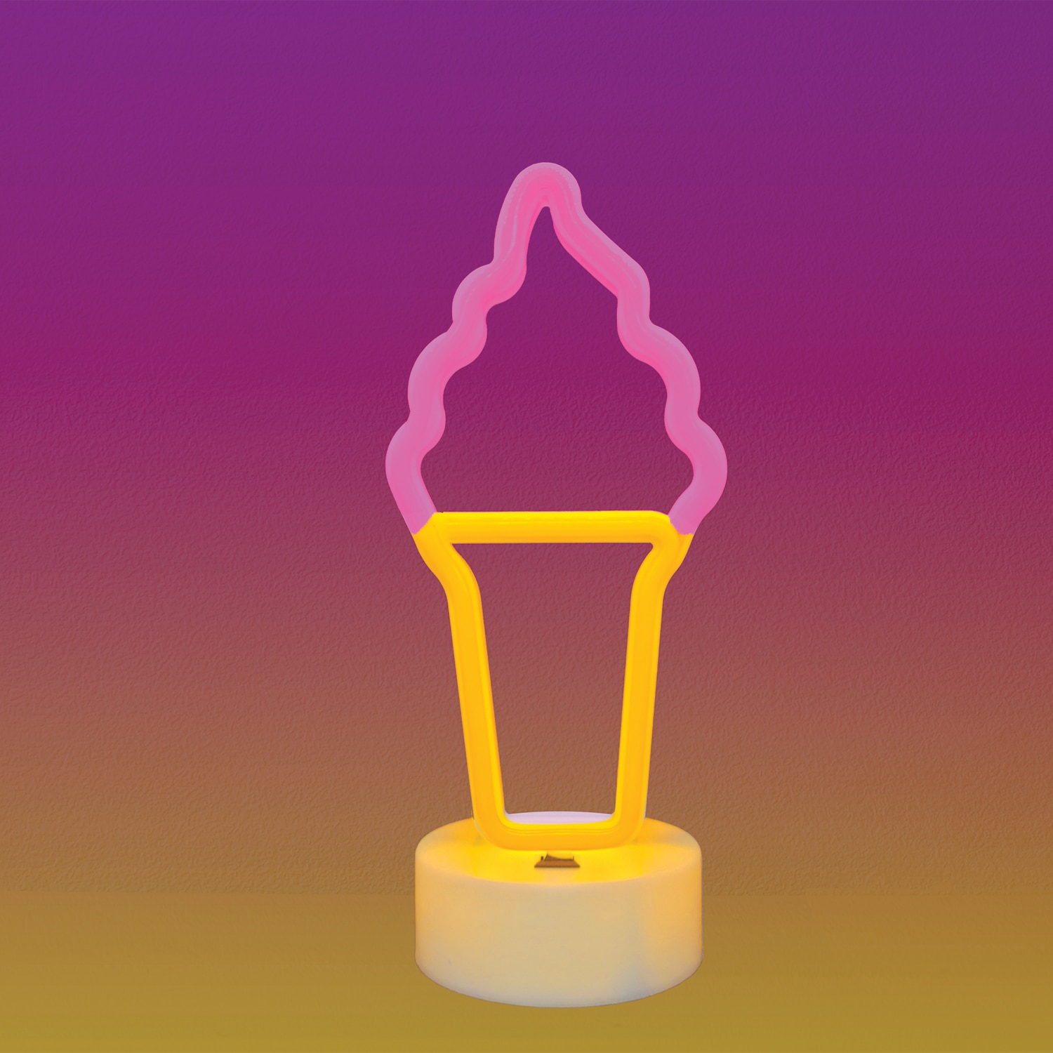 Ice Cream Desktop Neon Sign