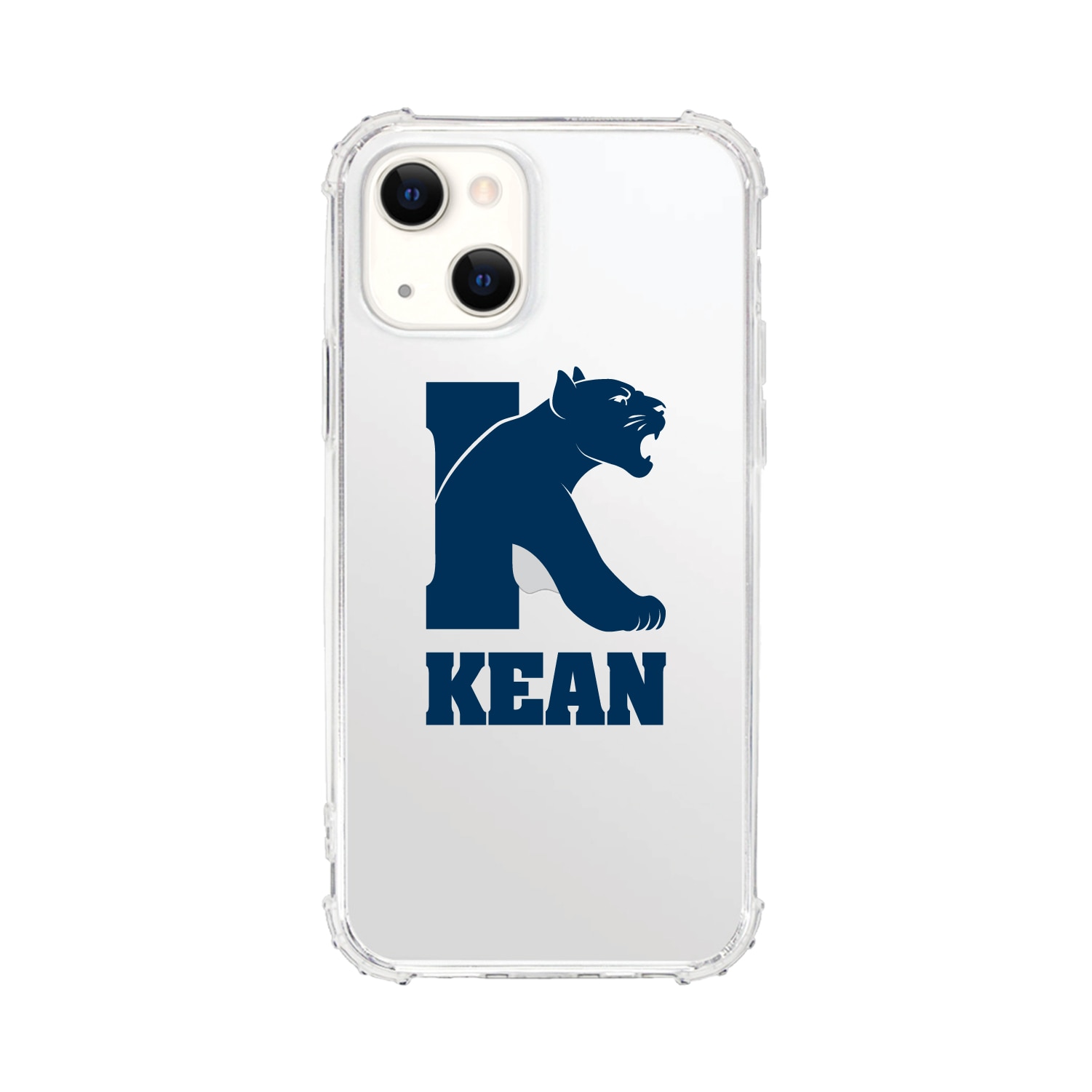 Kean University- Clear Tough Edge Phone Case, Classic - iPhone 15