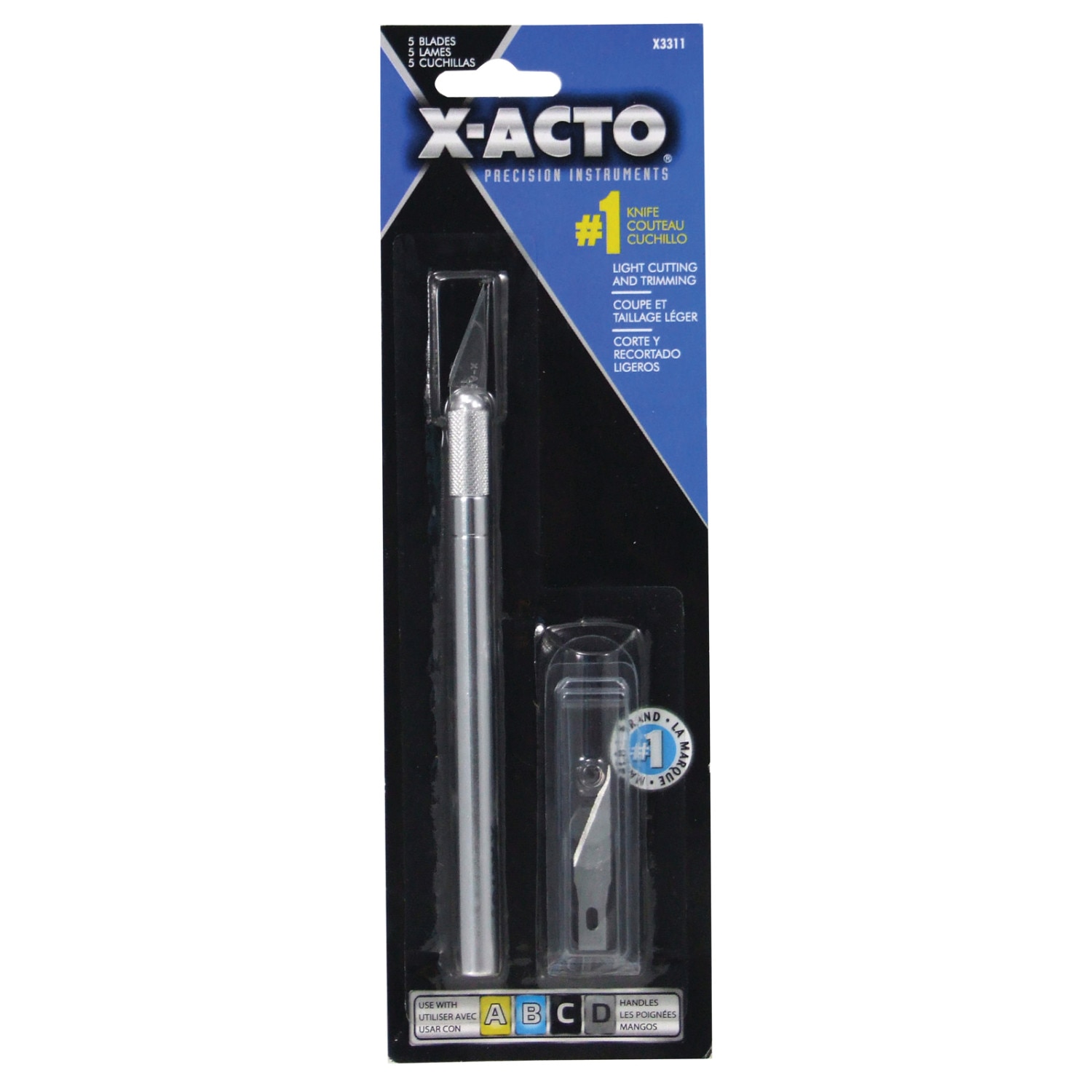 X-Acto 1 Knife Set with 5 11 Blades