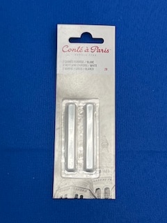 Conte a Paris Sketching Pastel Carres - White 2B Pack of 2