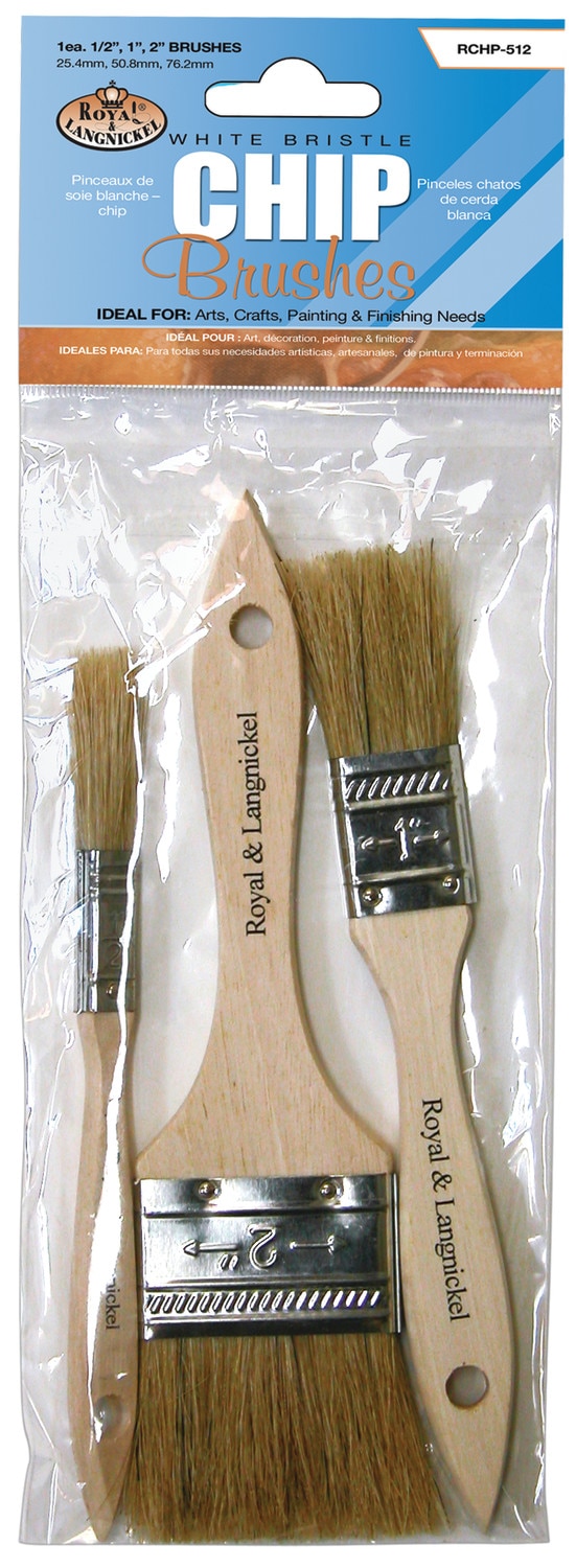 Wdn Chip Brush Set 1/2 1 2