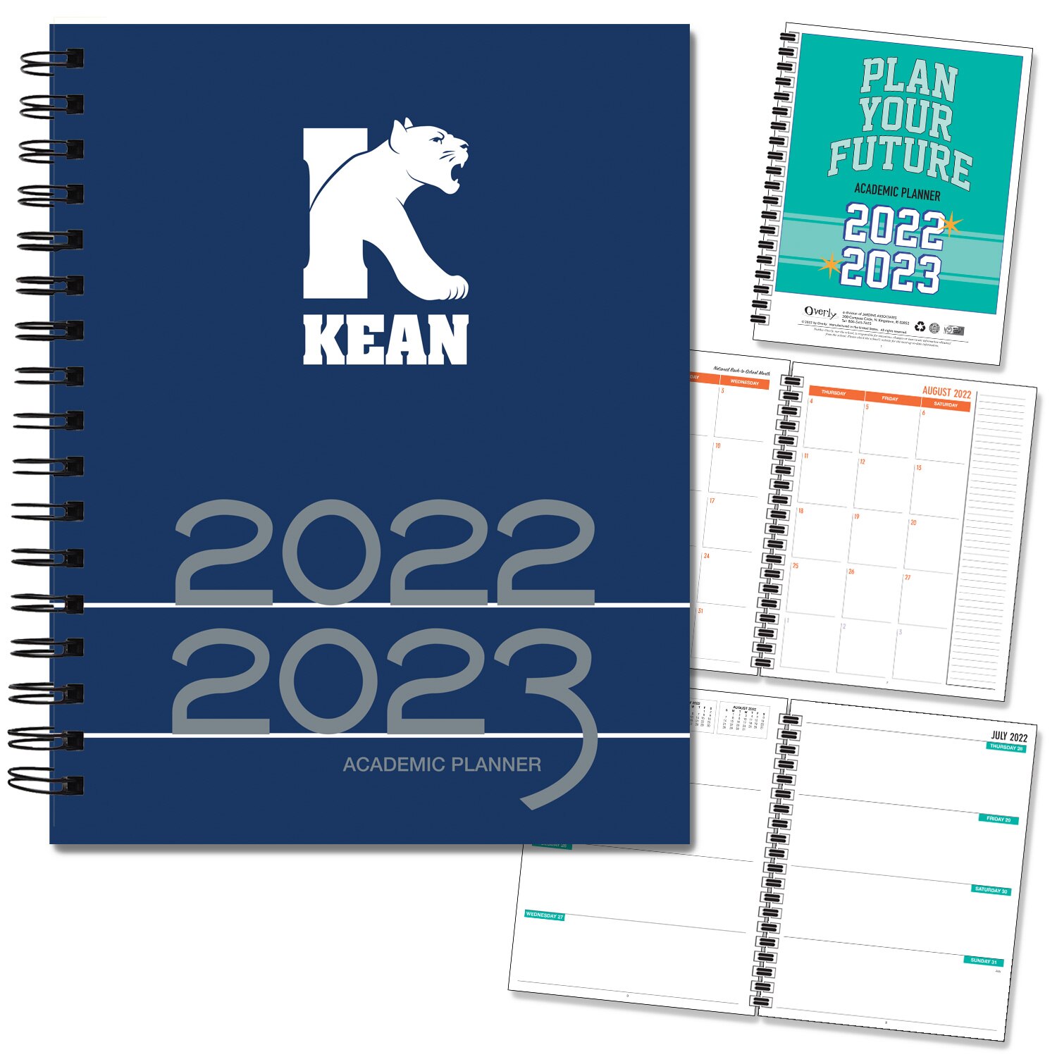 FY 23 Traditional Mascot Hard Cover Imprinted Planner  7x9