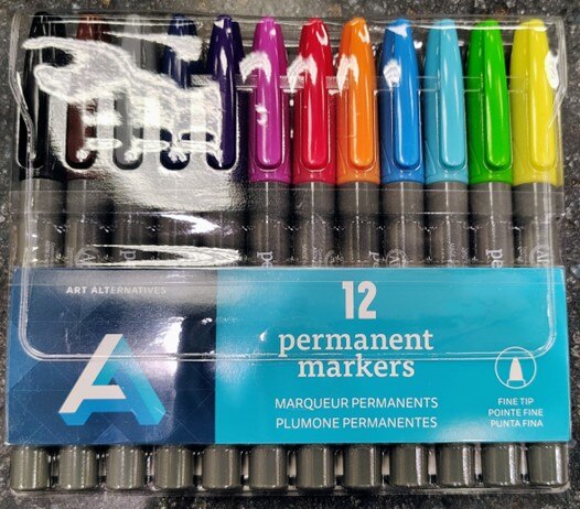 Perm Mrk 12 Set Fine Tip