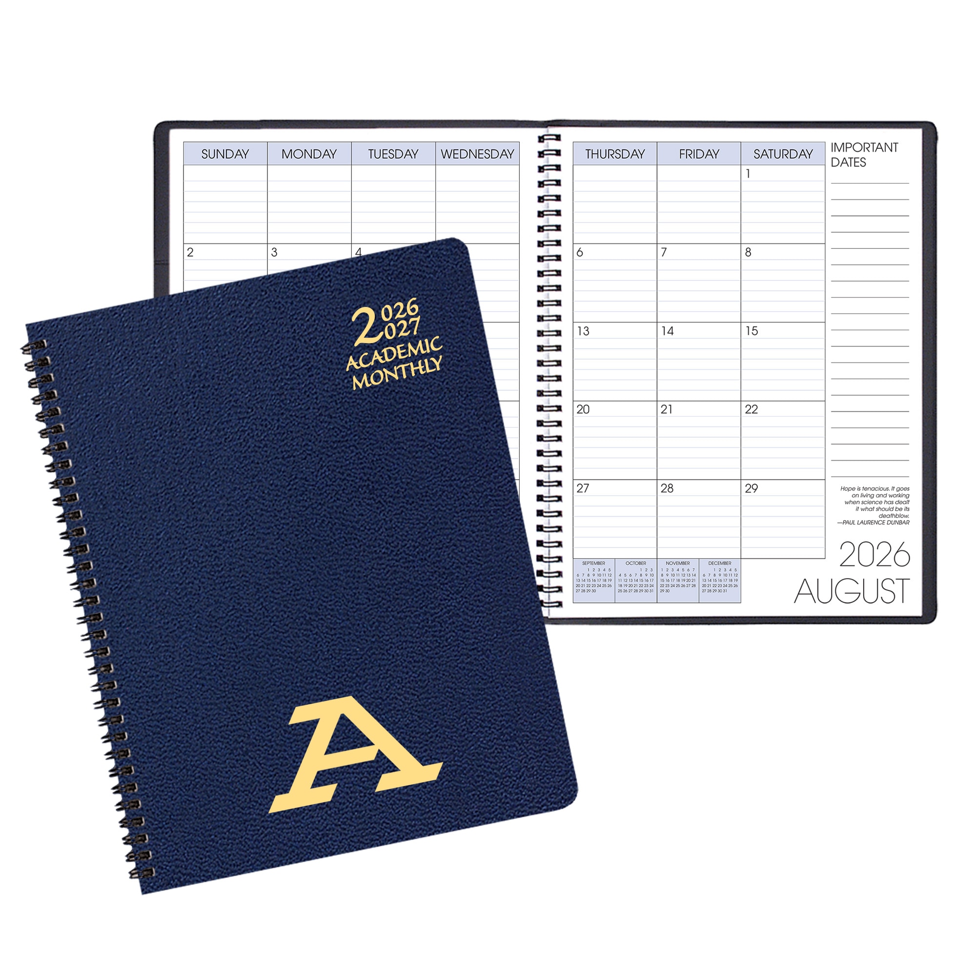 Payne '26-'27 Imprinted Academic Monthly Planner