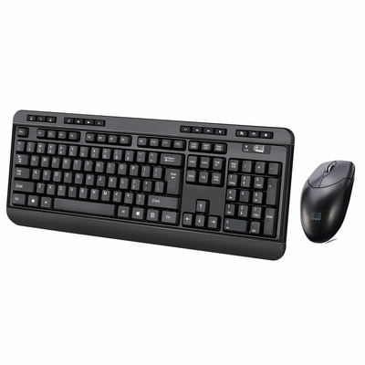 Adesso Antimicrobial Keyboard Mouse Combo