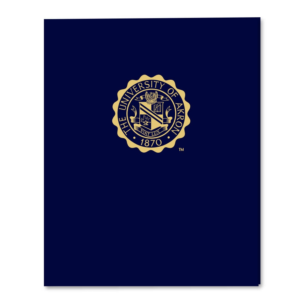 Roaring Twin Pocket Laminated Foil Portfolio 11 x 8.6