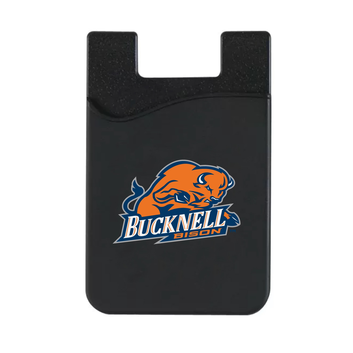 Bucknell University V2 Leather Wallet Sleeve (Top Load), Black, Classic V1