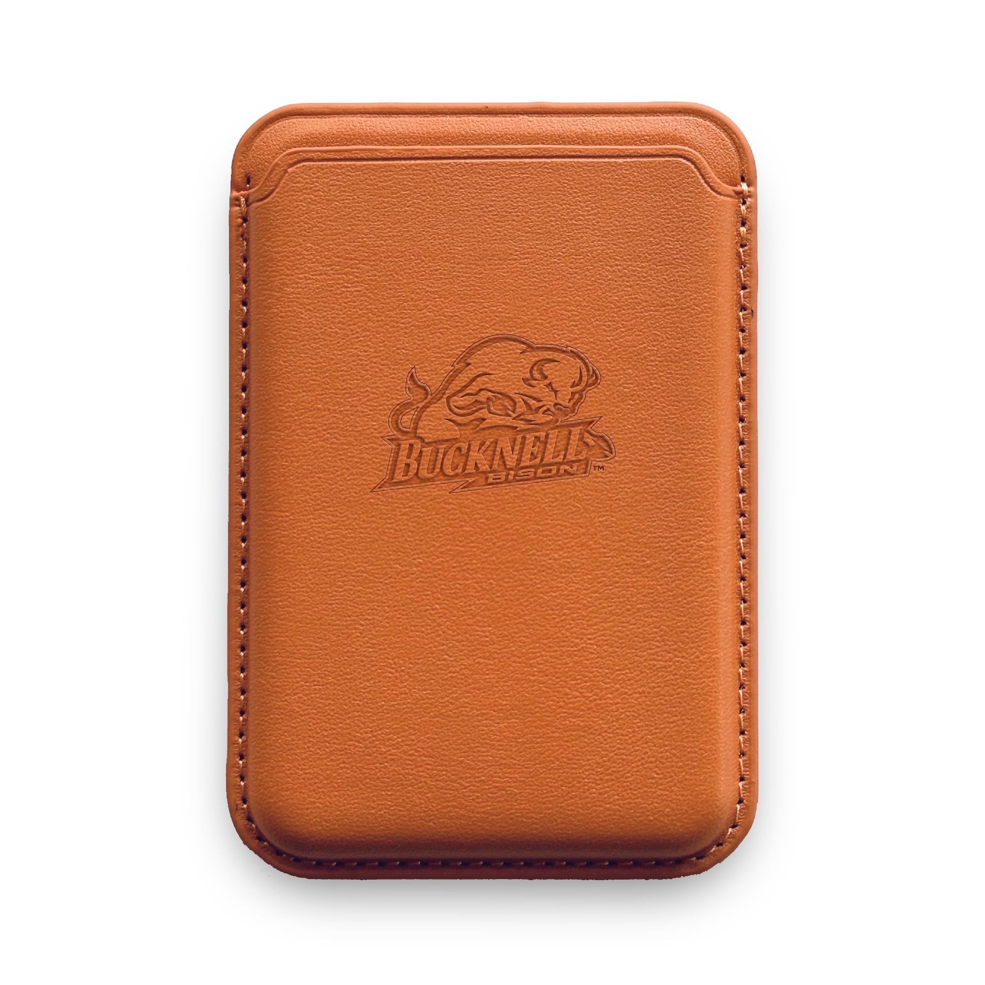 Monaco Leather Cellphone ID wallet with MagSafe Caramel