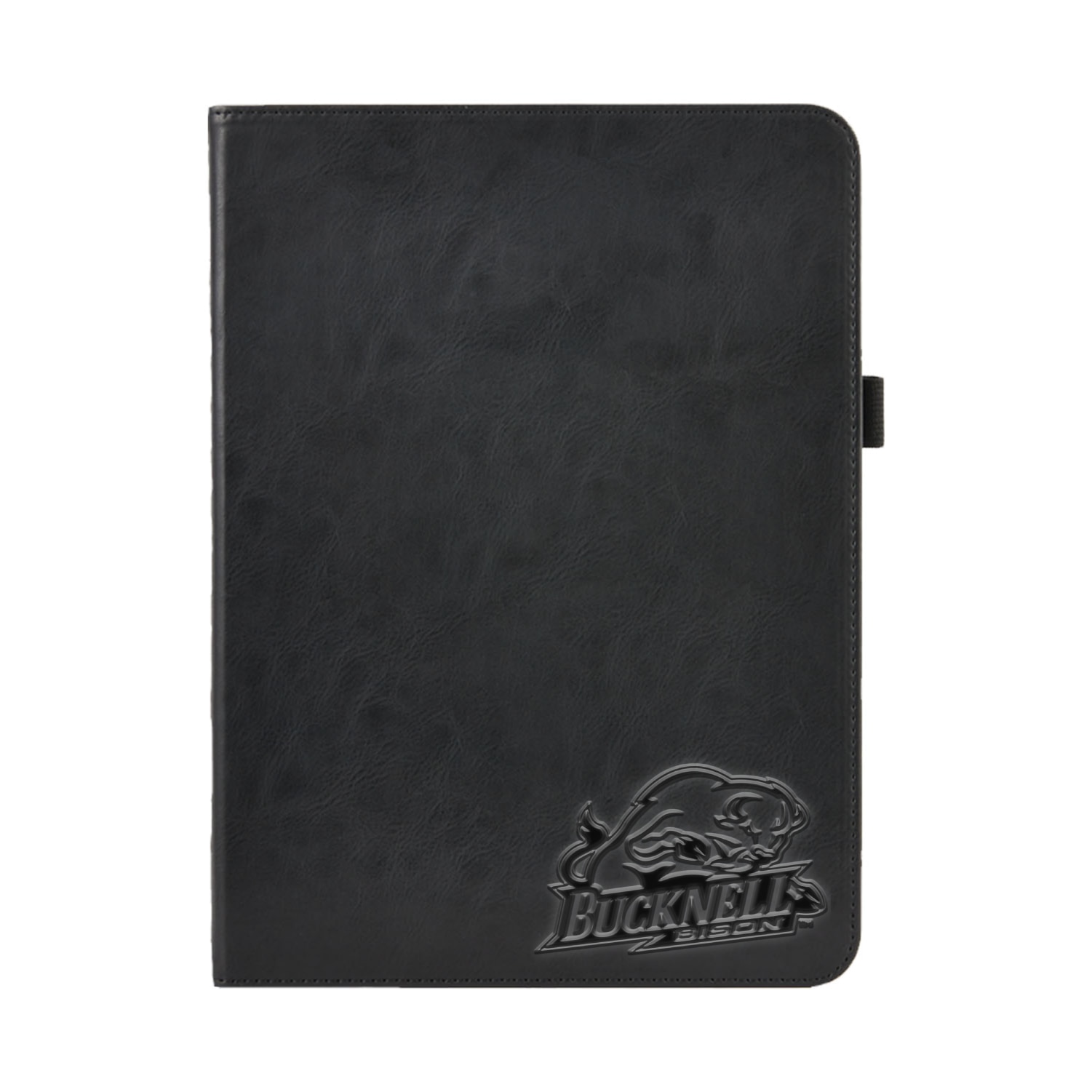 Bucknell University V2 Black Leather Folio Tablet Case, Alumni V2 - iPad Air (4th gen)