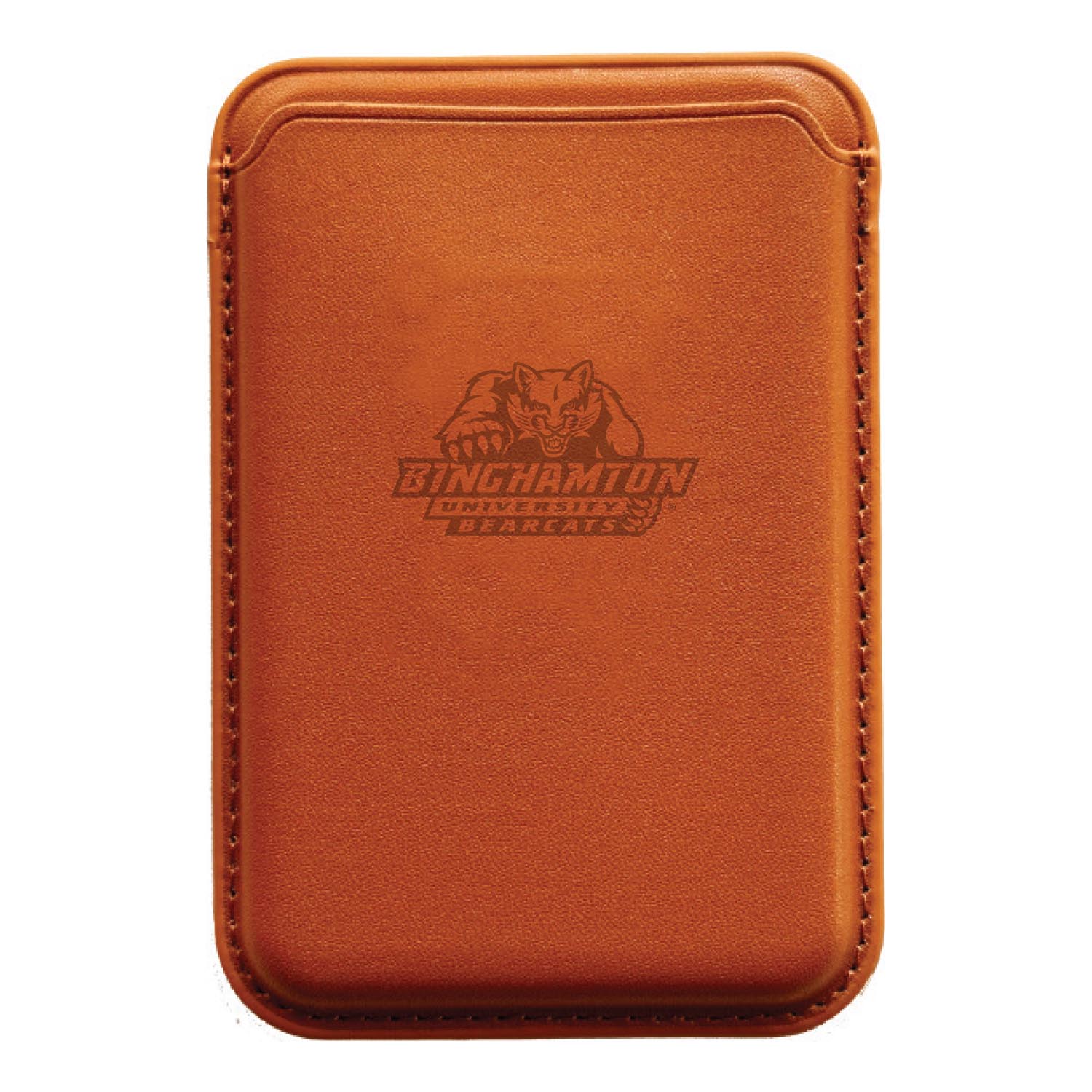 Monaco Leather Cellphone ID wallet with MagSafe Brown