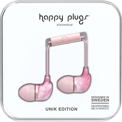 Happy Plugs Pink Marble In-Ear