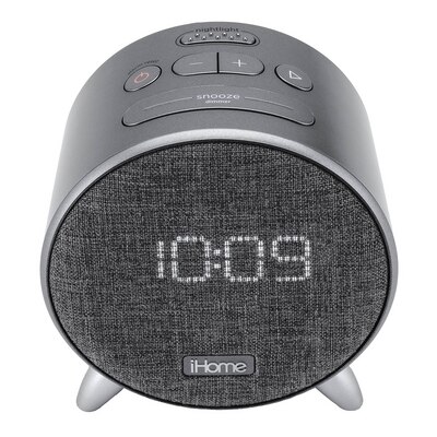 iHome IBT235G PowerClock Grey