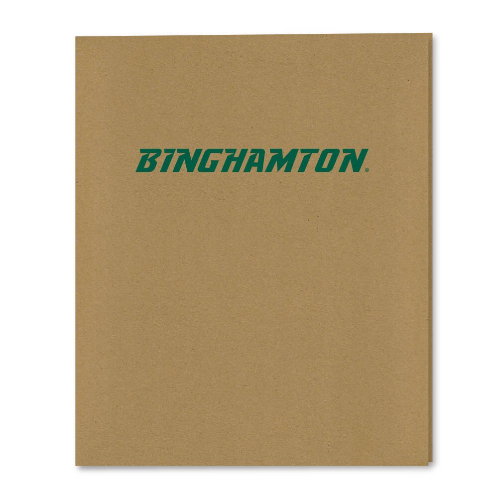 Recycled Emblematic Kraft 2 Pocket Folder