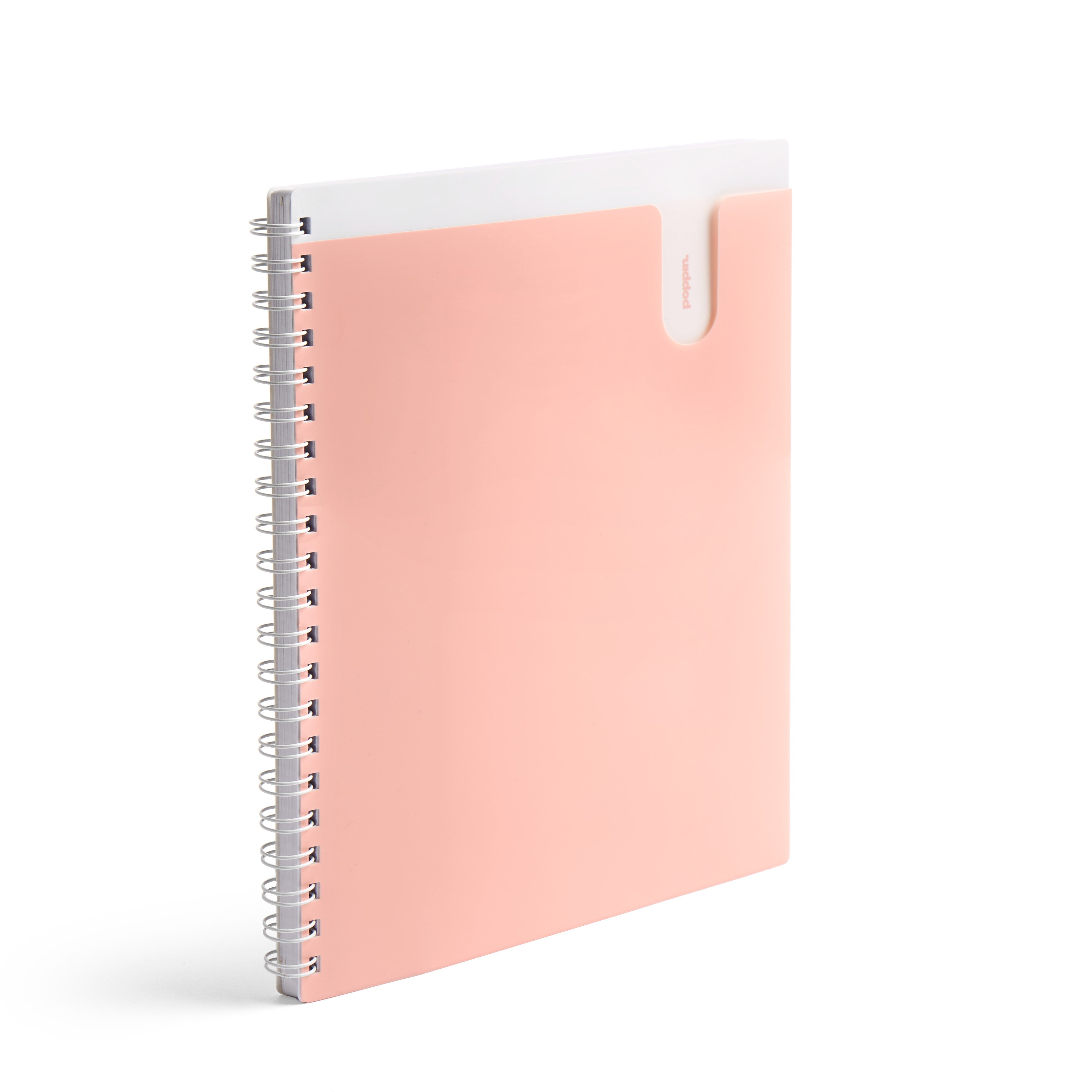 Poppin Blush 1Subject Pocket Spiral Notebook