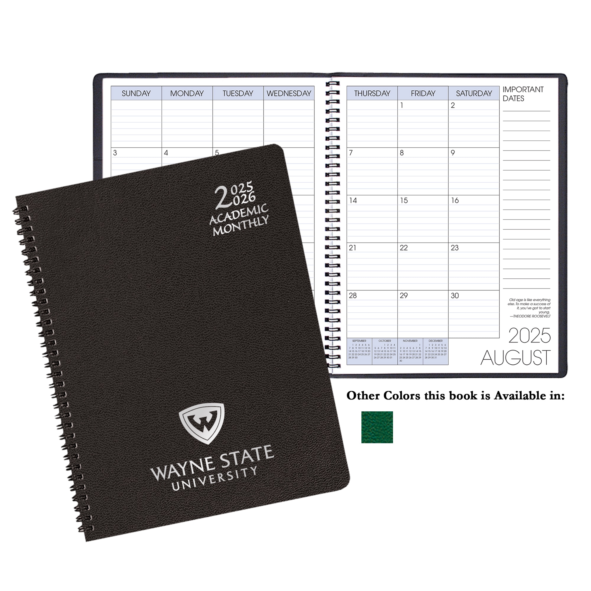 Payne 25-26 Imprinted Academic Monthly Planner 8.5"x11"