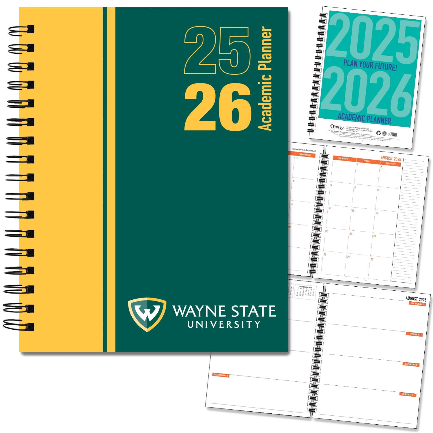 Traditional Primary Mark Hard Cover Imprinted Planner 25-26 AY 7x9