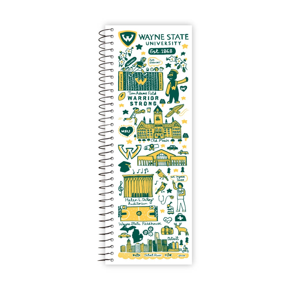 Emblematic Julia Gash Tall Tales College Ruled Notebook