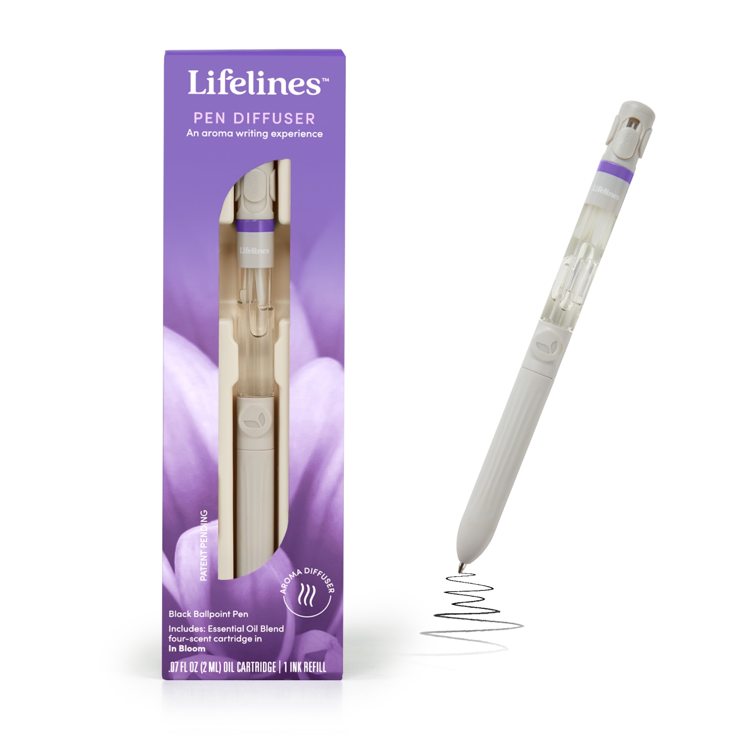 Lifelines Pen Diffuser with 4-Scent Cartridge in In Bloom