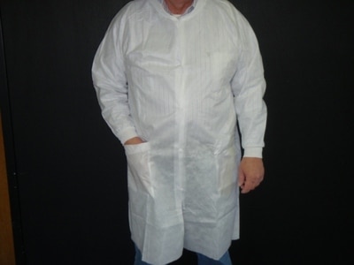 Disposable Lab Coat White Xxl