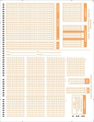 Scantron Form F 14501  PAR  L