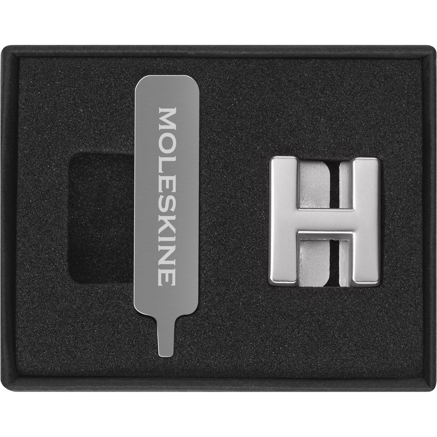 MOLESKINE PINS H SILVER