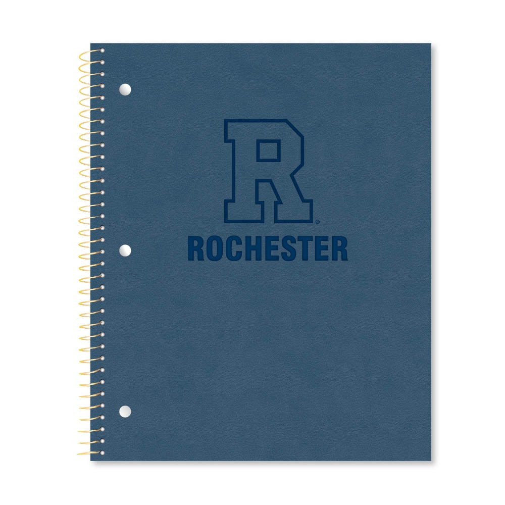 Roaring Premium 1 Subject Notebook 8.5x11 College Ruled 20lb Paper Impressions Leatherette Burnish Cover