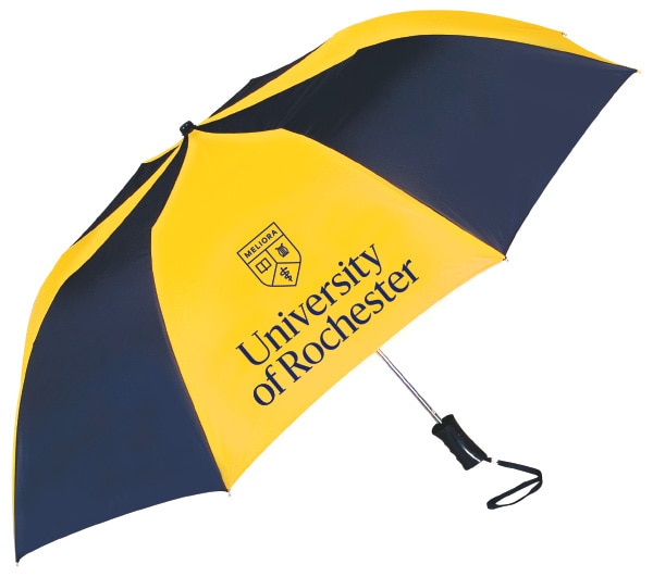 Rochester CC "The Sport" 2-Tone Emblematic Umbrella Automatic Folding 48" Coverage