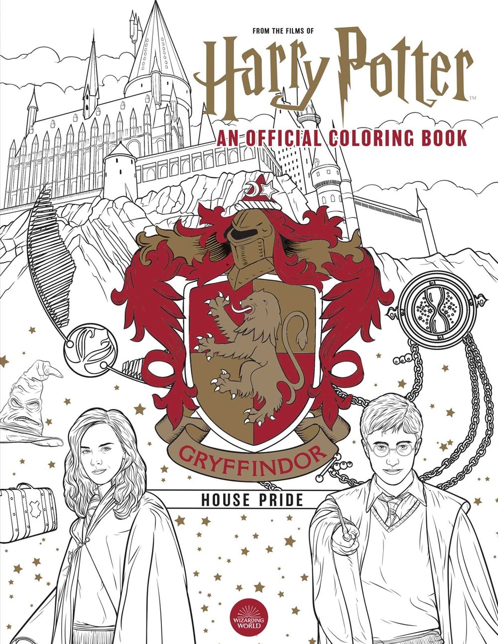 Harry Potter: Gryffindor House Pride: The Official Coloring Book: (Gifts Books for Harry Potter Fans  Adult Coloring Books)