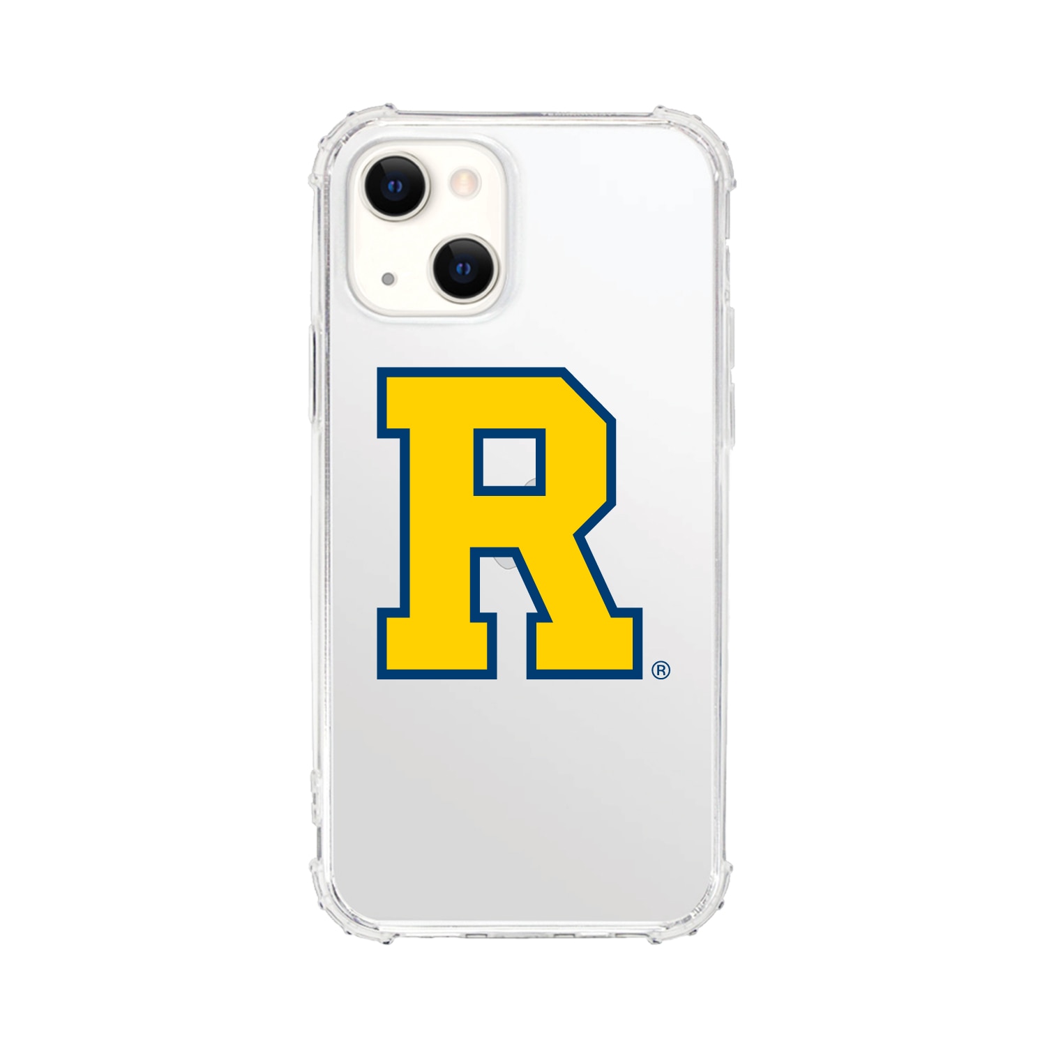University of Rochester - Clear Tough Edge Phone Case, Classic V1 - iPhone 14