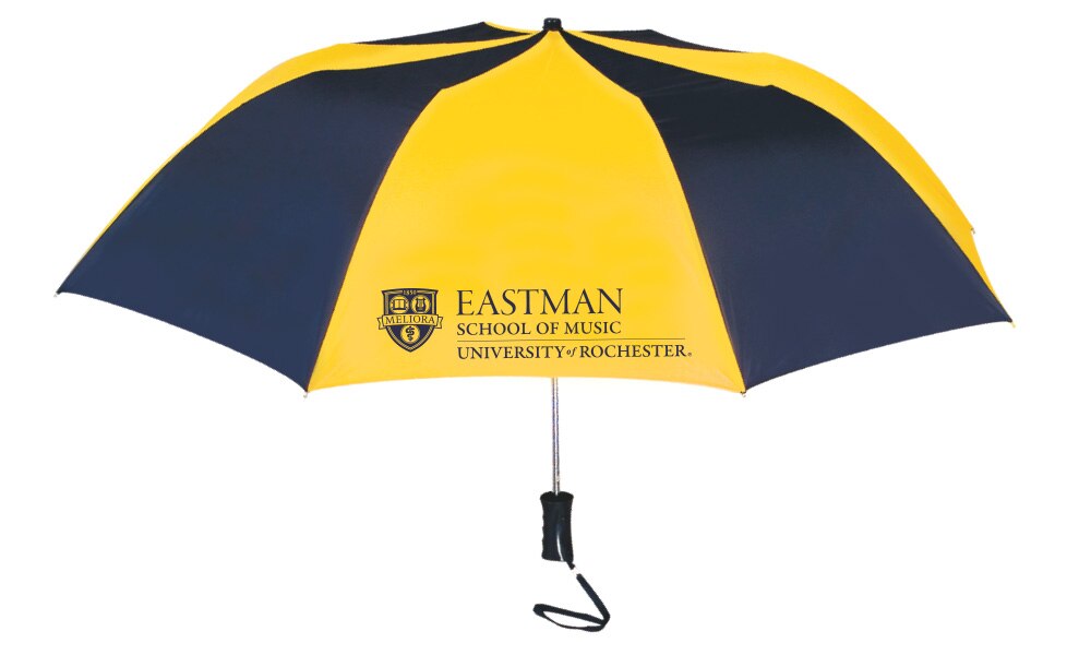 Rochester CC "The Sport" 2-Tone Emblematic Umbrella Automatic Folding 48" Coverage