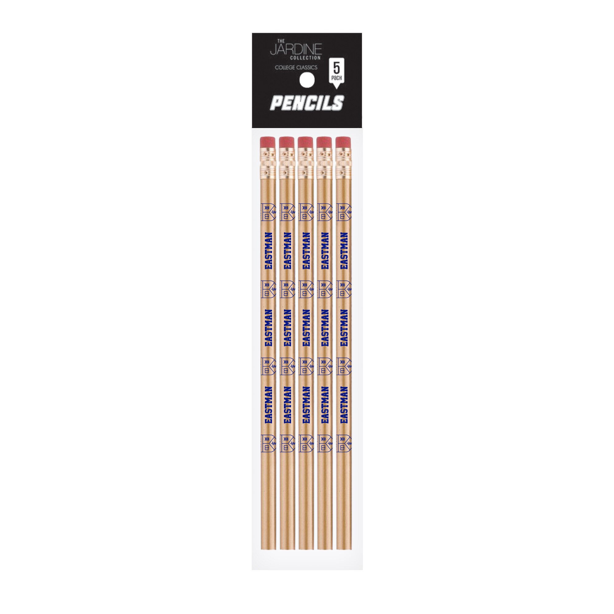 Emblematic Pencil 5pk School Name